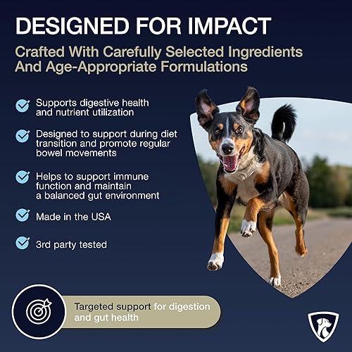 Miniatura 2 de Nutraregen Select Digestive Senior Dog Probiotic Powder 30 porciones  Probióticos para perros con sabor a carne de res para la salud digestiva,