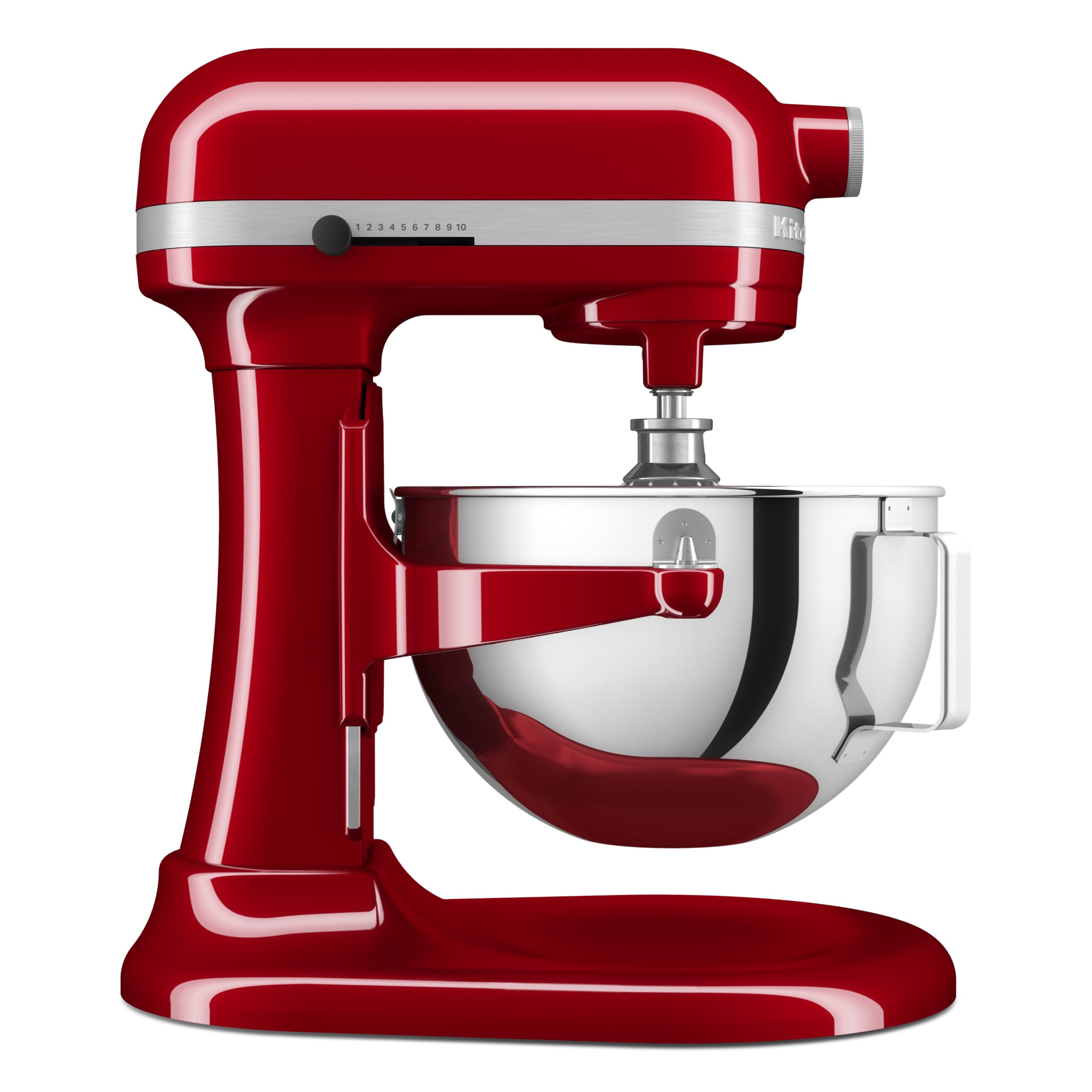 KitchenAid Robot Pâtissier Heavy Duty 5.2L, Corps & Engrenages Tout Métal, 11 Vitesses, Flex Edge, 67 Points de Contact, Rouge Empire
