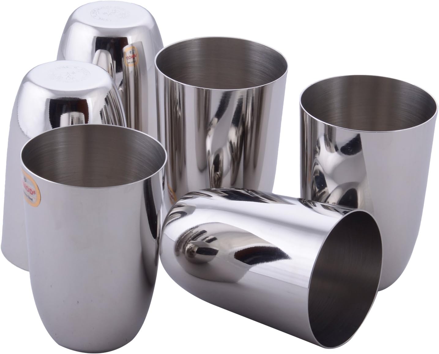 Vinod Passion Glasses 6 Pcs (Stainless Steel)