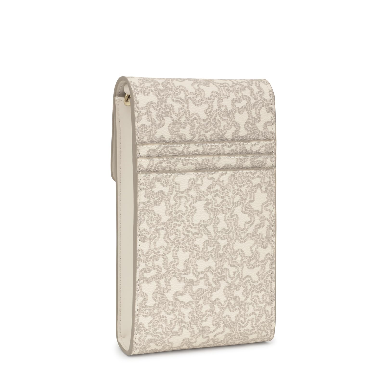 TOUS Funda De Móvil Colgante Beige, Para Mujer, Medidas 19,5 x 10,9 x 3,7 cm, Colección Kaos Mini Lines