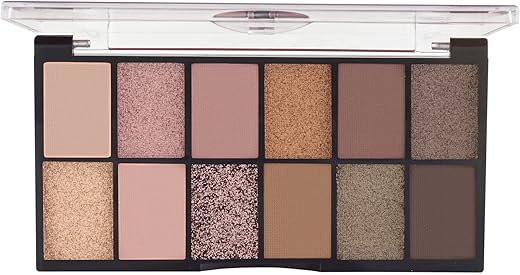 MARS 12 Shades Dance of Joy Eyeshadow Palette | Highly Pigmented and Blendable | Multicolor | Matte and Shimmer Finish (13.2g) (Shade-02)