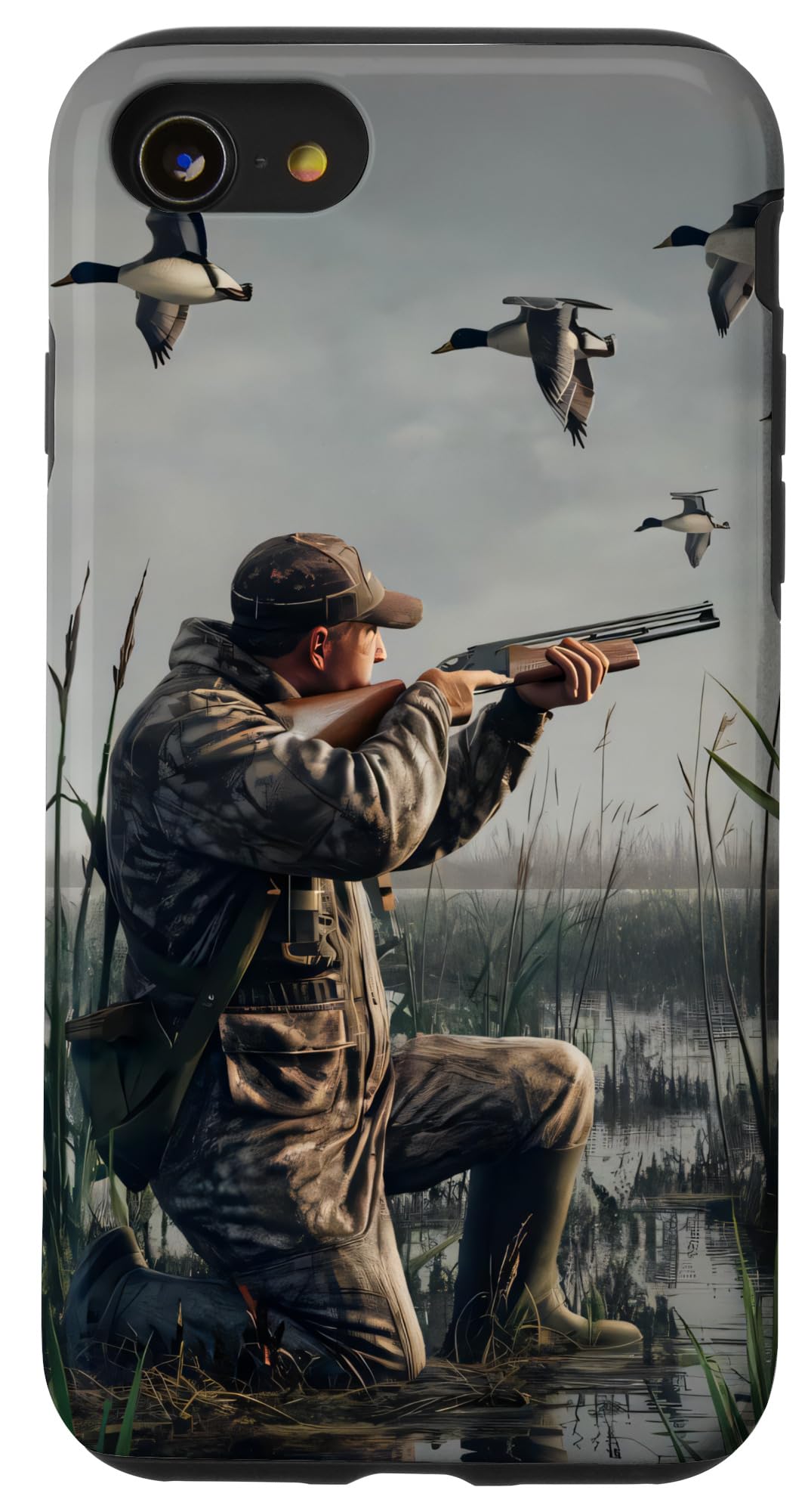 iPhone SE (2020) / 7 / 8 Duck Hunter Men Vintage painting Case