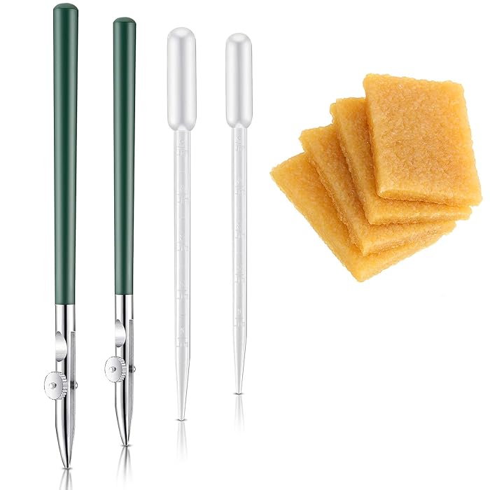 Buy 8 Pieces Art Ruling Pen Set Masking Fluid Pen with Glue Residue