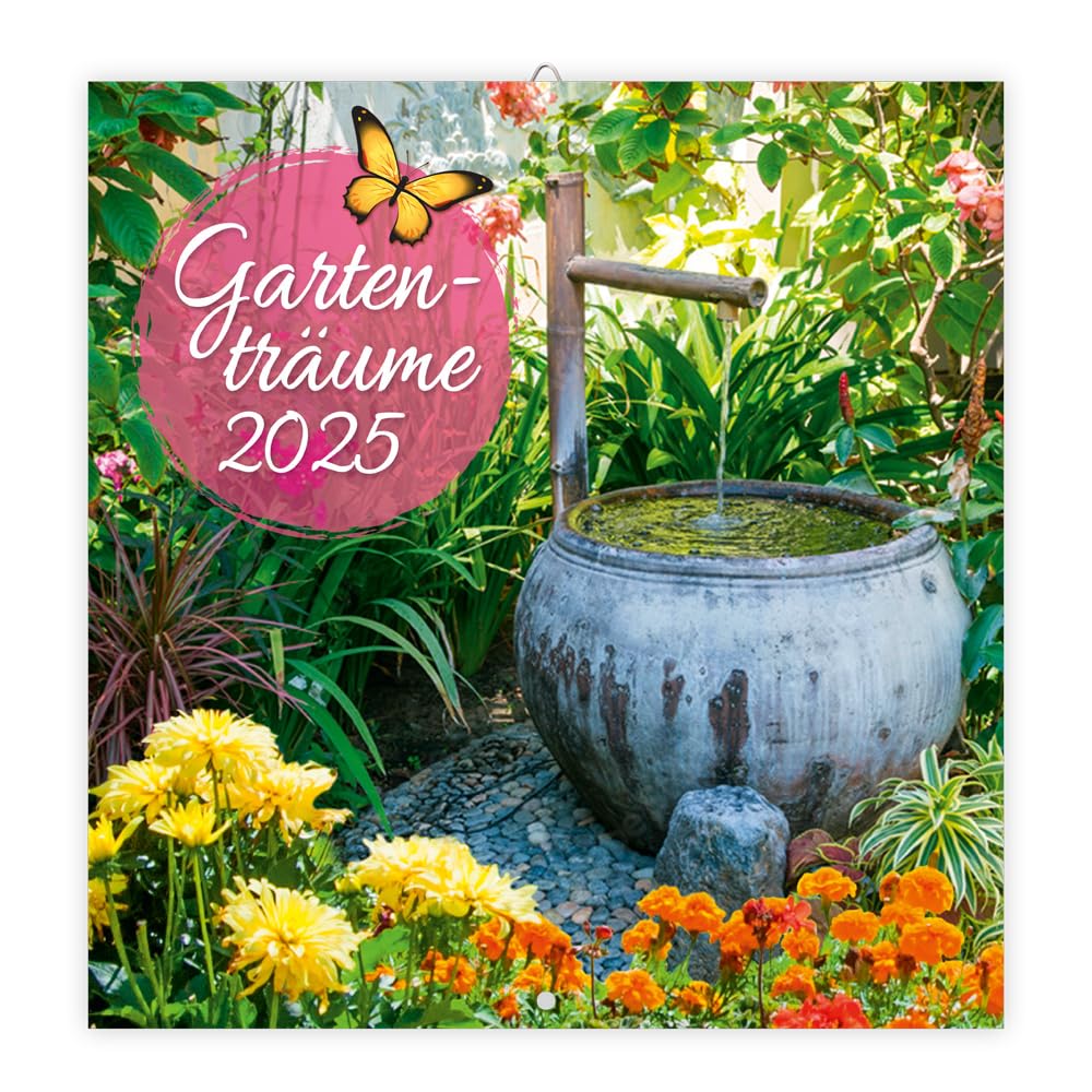 Trötsch Broschürenkalender Gartenträume 2025: Wandplaner : Trötsch