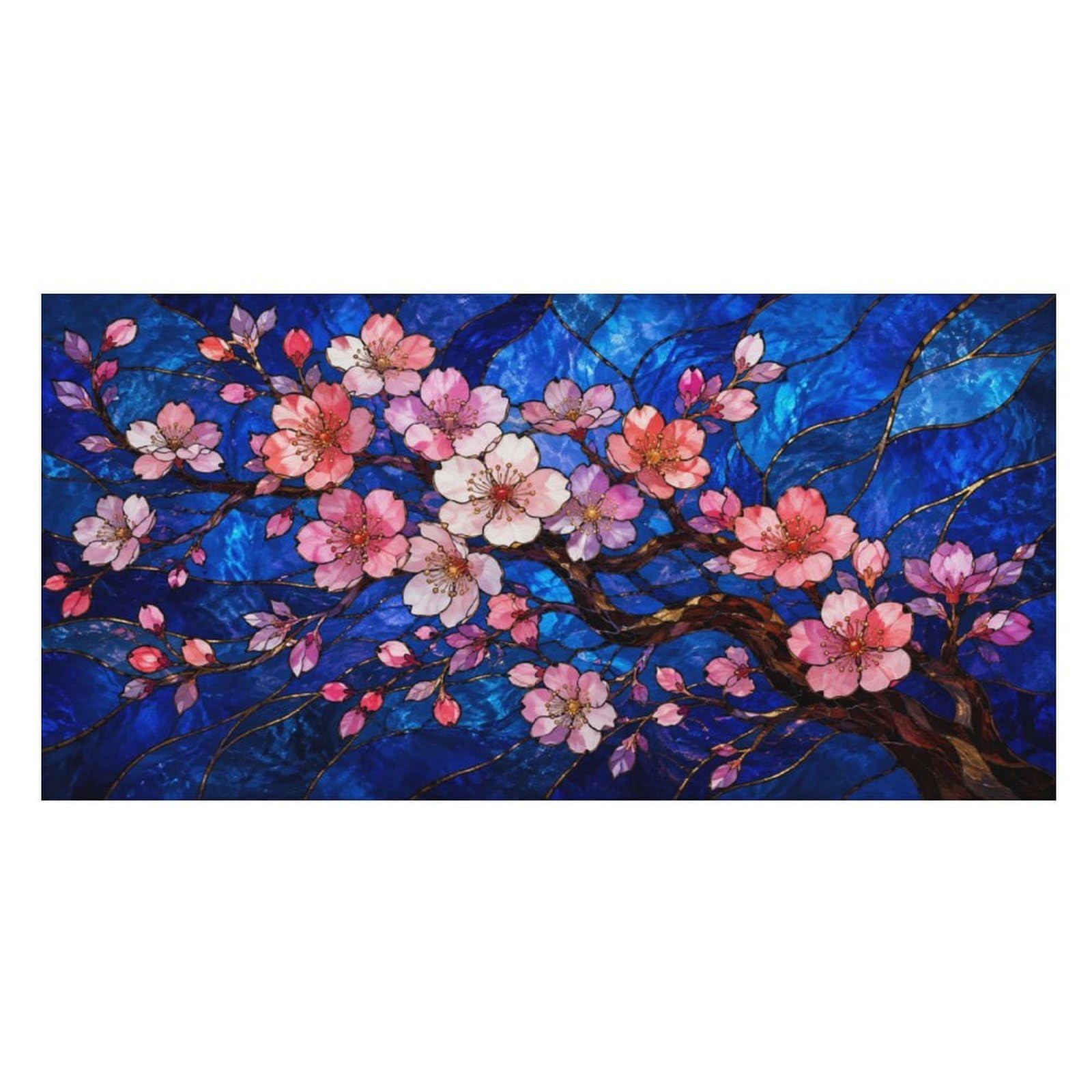 Anceky Cherry Blossom Tree Oversized Beach Towel Quick Dry Sand Free Microfiber Travel Towel Lightweight Multi Purpose Beach Blanket Pool Gym Bath Towel 63x31 in