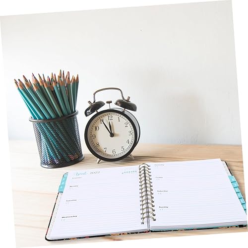 Miniatura 9 de MAGICLULU 4 Pcs 2022 2022 Agenda Meal Planning Planner Students Notepad 2022 Weekly Notebook The Office Notebook Wide Ruled Spiral Notebooks College