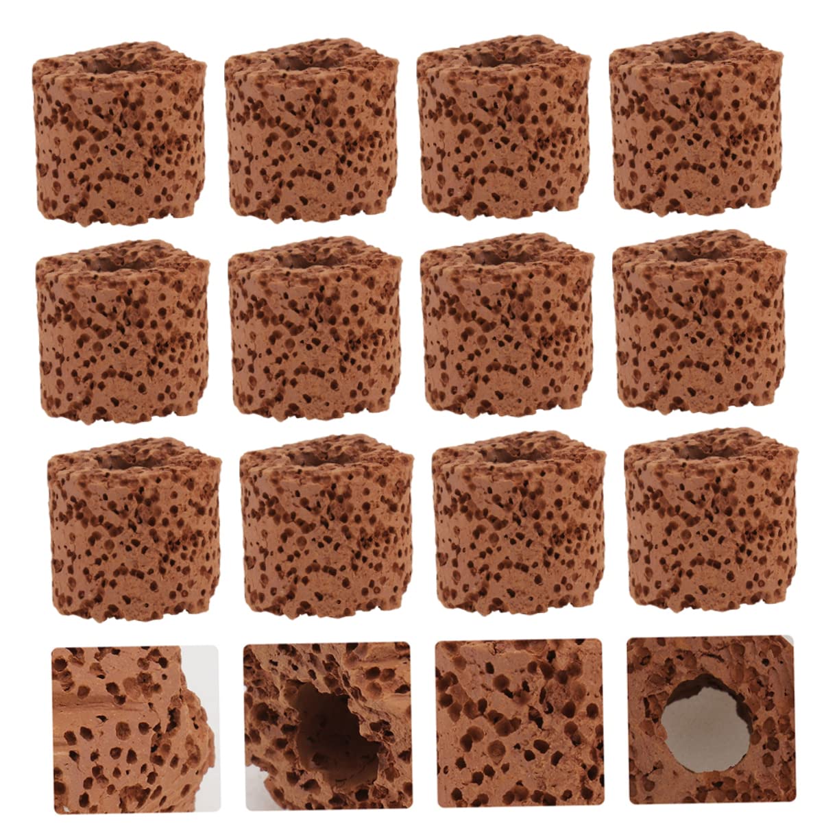 Toddmomy 40piezas Anillo Fijo para Pecera Base De Fijación para Hierba Acuática Accesorio Duradero para Decoración De
