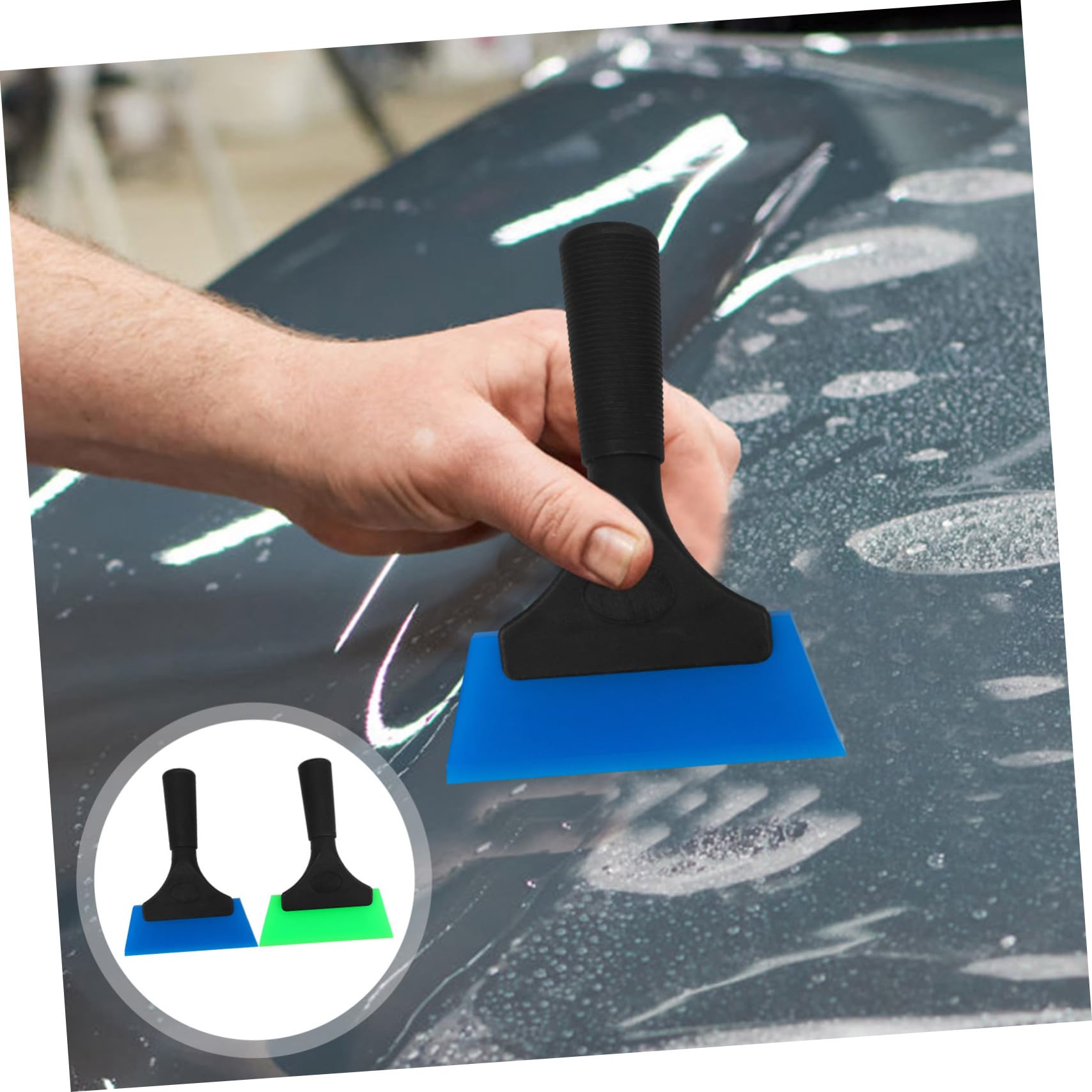 Gatuida 8pièces Raclette De Squeegee pour Film Auto Outils De De Film Vinyle pour Voitures avec Poignée Ergonomique Accessoire Pratique pour Nettoyage