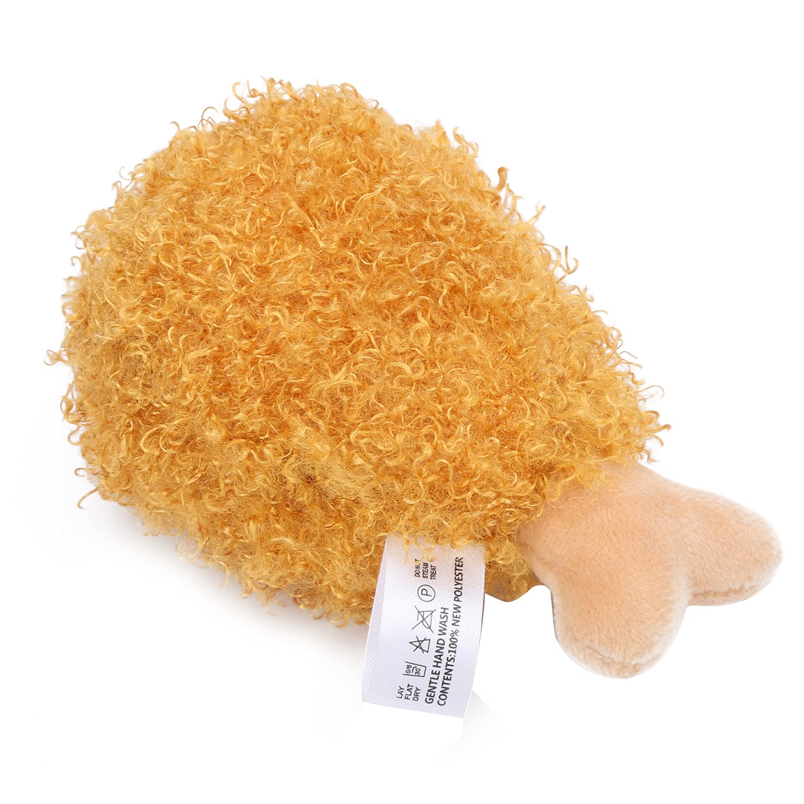 Brrnoo Plush Dog Toys, Squeaky Chicken Legs, Squeezable Plush Toy for Puppies & Small Cats, Stuffed Drumsticks, Small/Medium/Large Sizes