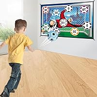 Vista 2 de Stryka Skillzone - Juego de objetivos de precisión de fútbol, juguete plegable de franela para objetivo, juego de fútbol para interiores