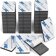 HOMMAND 50 x Extra Strong Double Sided Adhesive Foam, 3M Waterproof Double-Sided Adhesive Pads for Home, Office, Rectangular