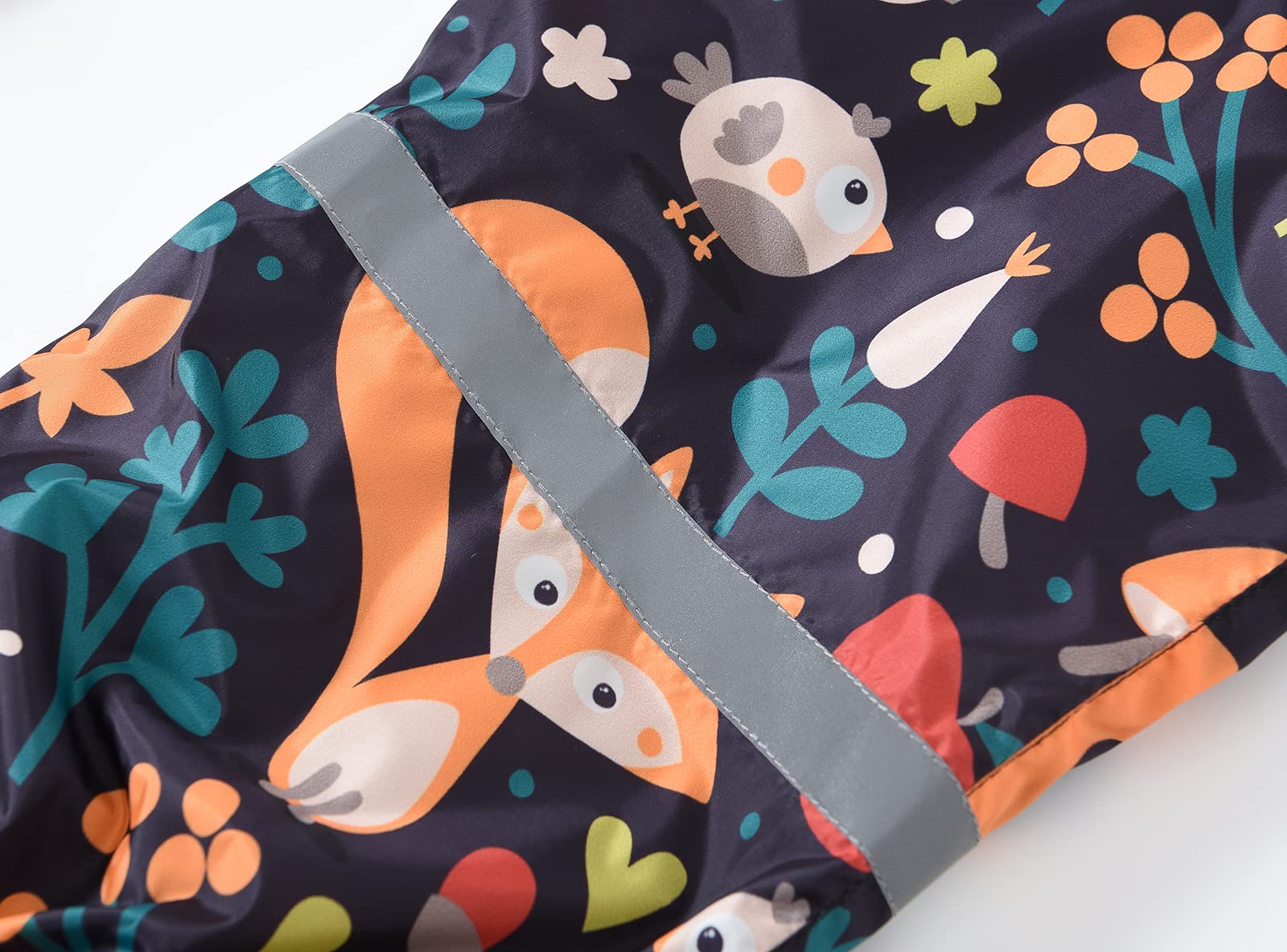 Pantaloni Impermeabili Bimba Bimbo Unisex Pantaloni Antipioggia Dinosauro Traspiranti Riflettenti Bimba Bimbo Pantaloni Riflettenti Antivento per Ragazzi Ragazze