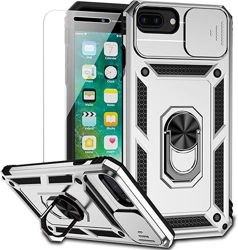 Miniatura 1 de Funda para iPhone 8 PlusiPhone 7 PlusiPhone 6 Plus con cubierta para lente de cámara, protector de pantalla HD, protección contra caídas de grado