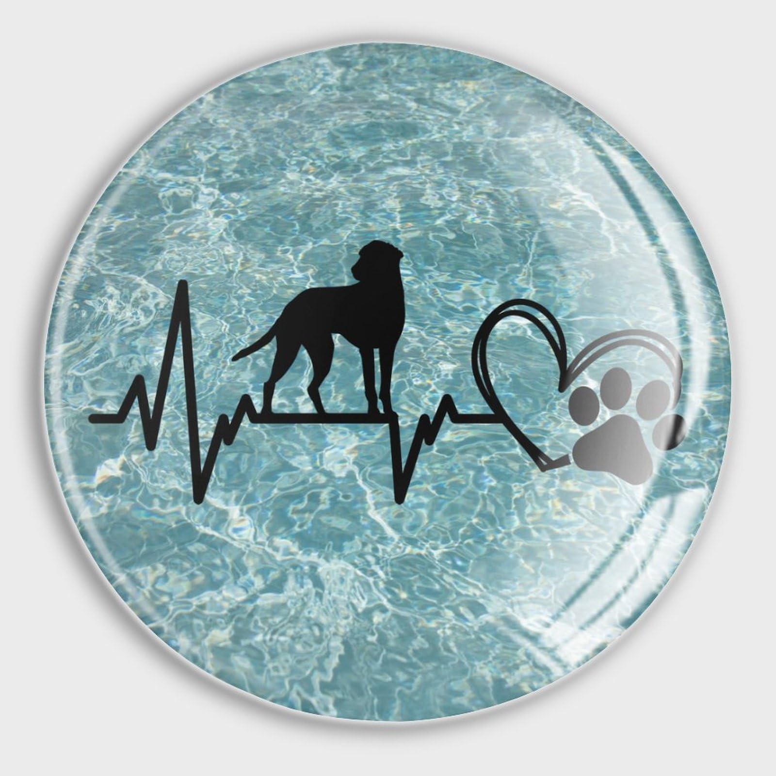 Aimants dalmatien verre frigo - magnets magnetique cuisine chien motif