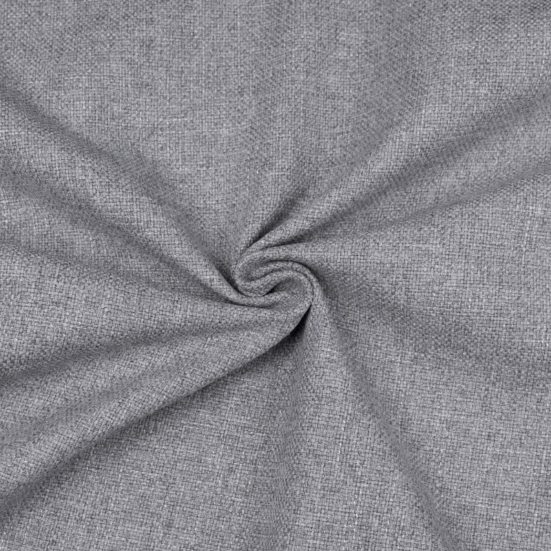 GIURI TESSUTI - PENELOPE, Tessuto Effetto Canapone - Idrorepellente e Antimacchia, Ideale per Arredo e Tappezzeria - Altezza 140 cm (3 Metri, Grigio Chiaro)