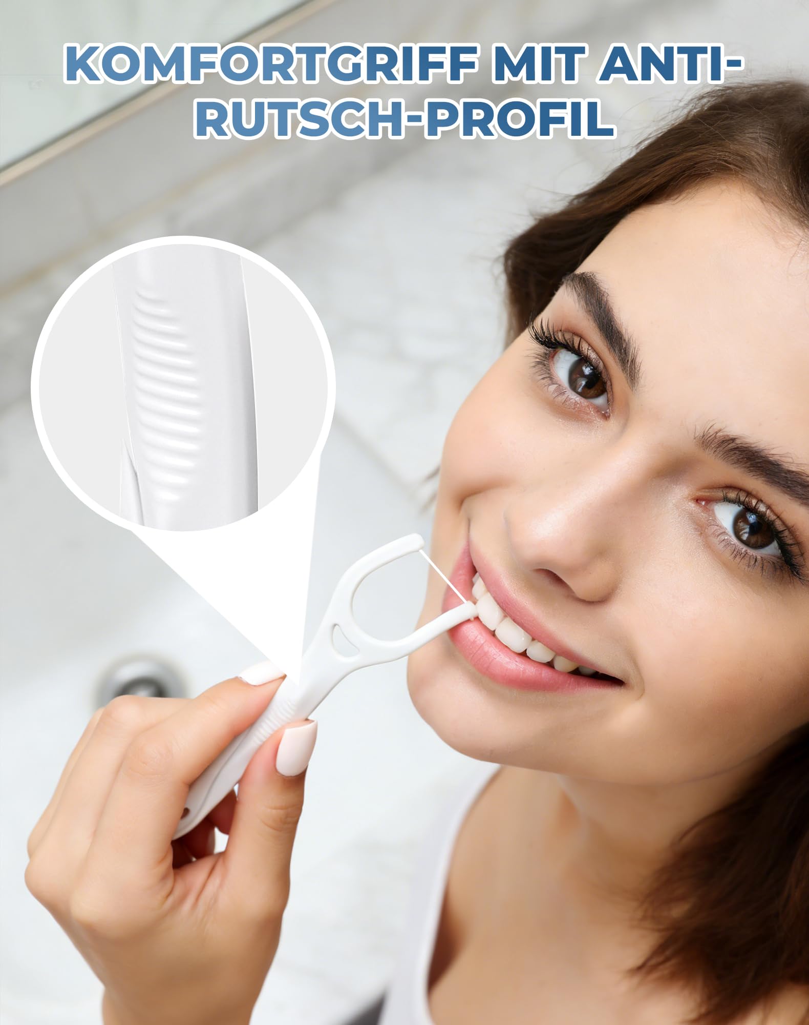 150 x Y-From patyczki z nicią dentystyczną do zębów trzonowych, patyczki do czyszczenia zębów przednich i tylnych przestrzeni między zębami, nić dentystyczna z wykałaczką, Y Shaped Floss Picks for