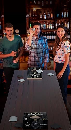 Vista 30 de SOAR Juego de Cornhole de mesa NCAA y altavoz Bluetooth