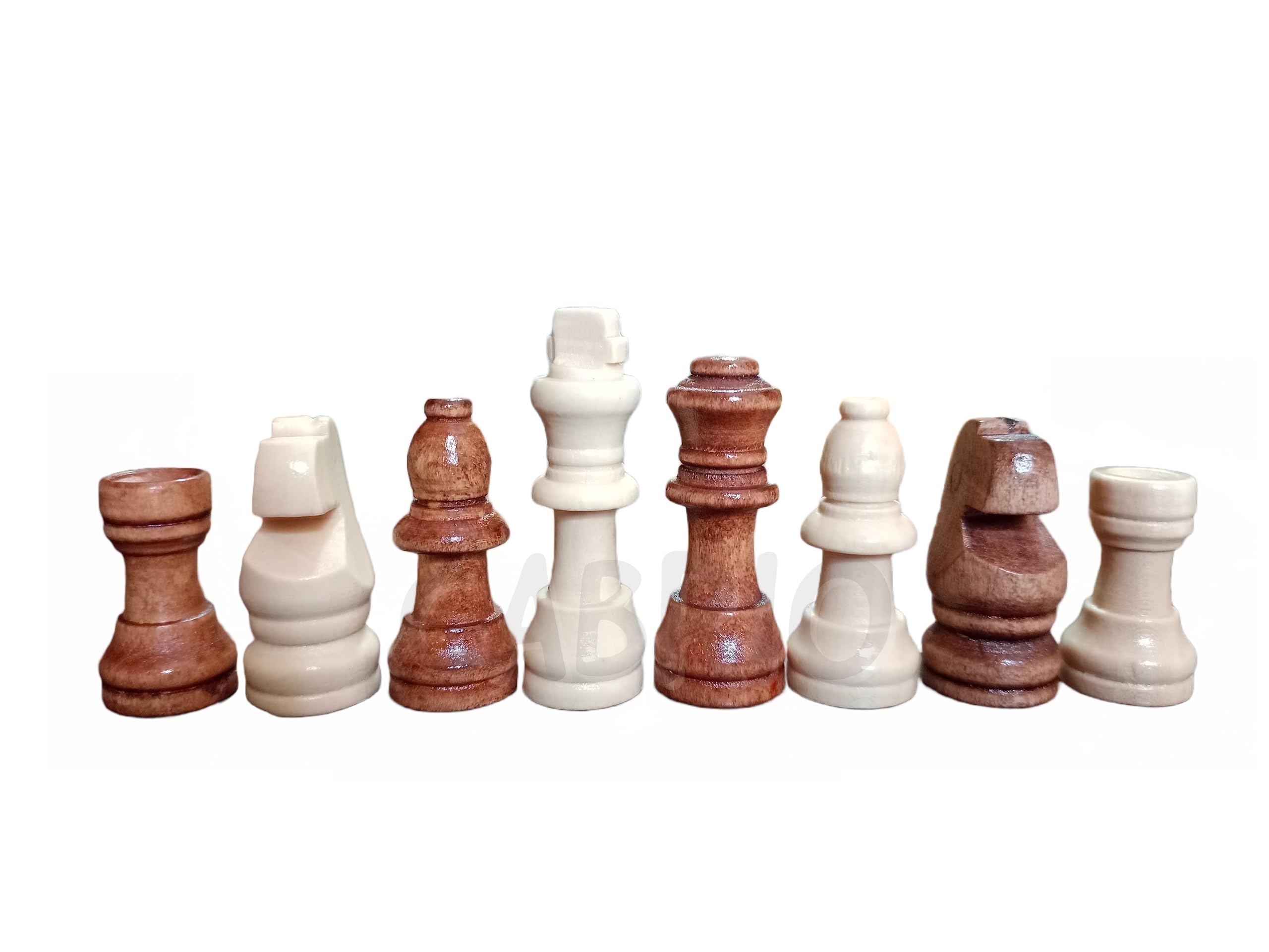 CABRIO Wooden Chess Pieces, Tournament Chessmen Chess Coins 32pcs for All Chess Board (B0C7N1QCTL) Amazon Price History, Amazon Price Tracker
