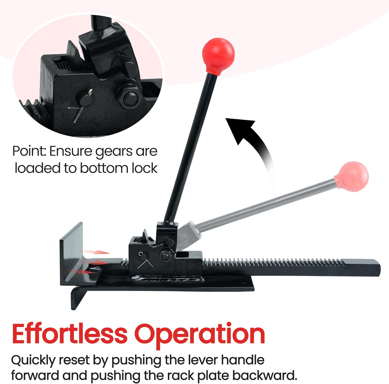 Hardwood Flooring Jack, Heavy Duty Floor Jacks, Labor-Saving Laminate Flooring Tools, Plank Jack, Professional Positioning Tool for Laminate Vinyl Flooring and Hardwood Installation