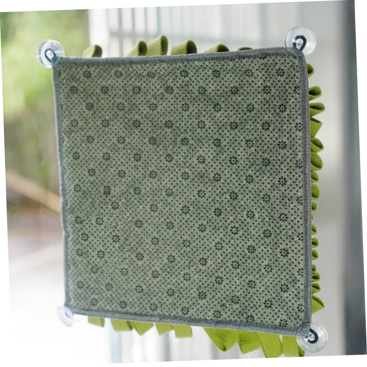 Tapis de Fouille Vert pour Mangeoire Lente Chien en Peluche