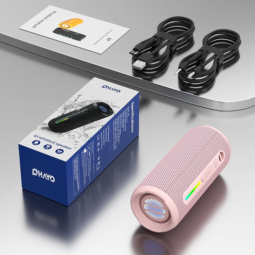 wireless speaker❤️ Amazon.com: OHAYO Portable Bluetooth Speaker - IPX7
