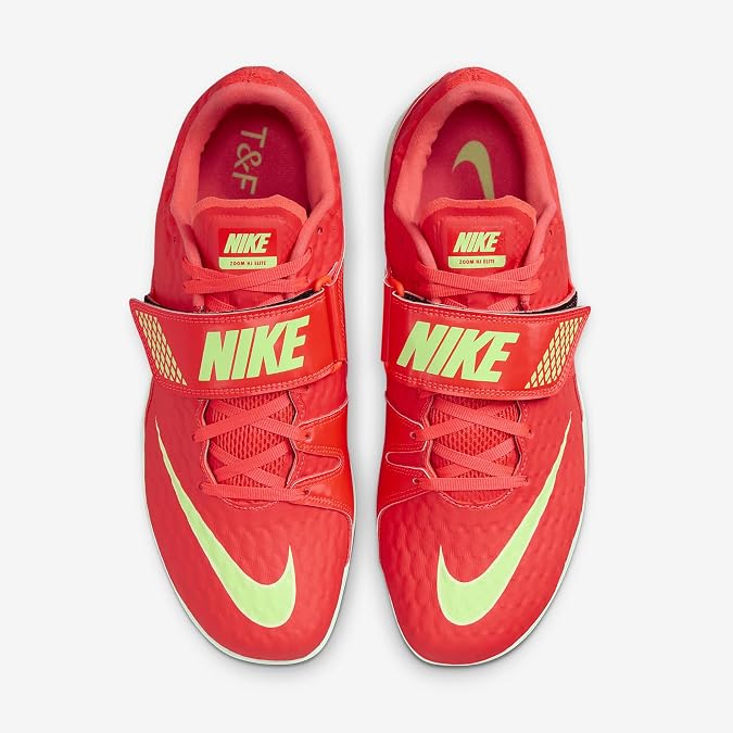 Unisex High Jump Elite (600 - Bright Crimson/Washed Coral-Hyper Orange)