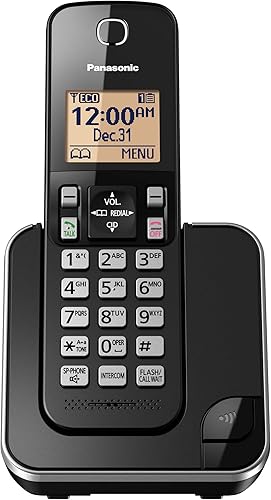 Panasonic KX-TGC350B - Teléfono inalámbrico con mecanismo de respuesta (1 microteléfono)