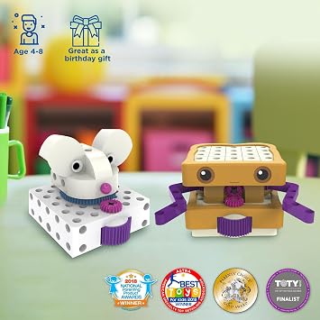 Kids First Coding & Robotics | No App Needed | Grades K-2 | Intro To Sequences, Loops, Functions, Conditions, Events, Algorithms, Variables | Parents Choice Gold Award Winner | by Thames & Kosmos