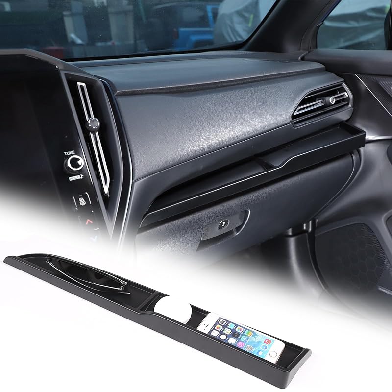 Organizador de painel para passageiro com bandeja sobre o porta-luvas compatível com Subaru WRX 2022–2024 e Crosstrek 2024–2025 Tumukiw