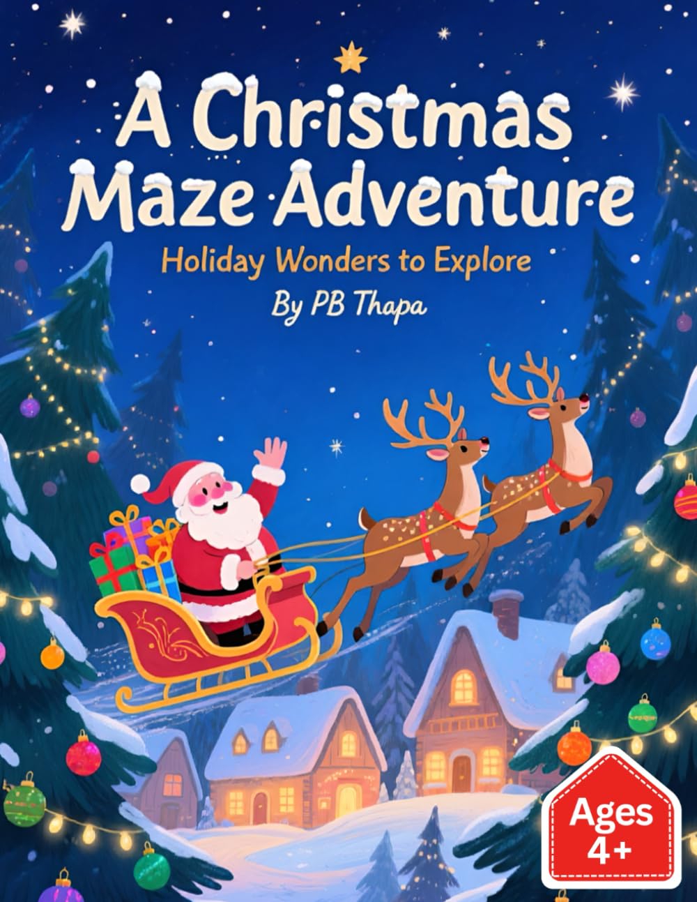 Christmas Maze Adventure: A Festive Whimsical Challenges for Children and Adults: Interactive Holiday Fun for All Ages