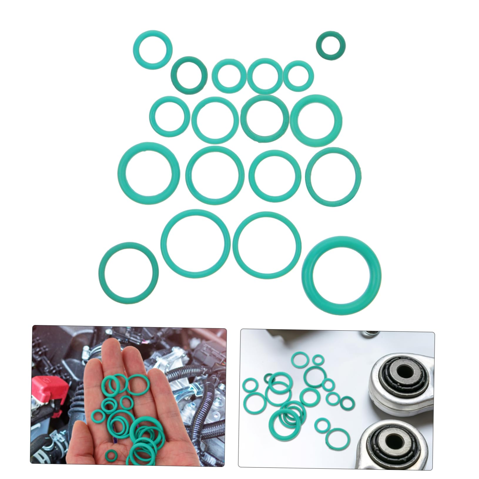 1080pezzi Guarnizioni Ricambio Per Compressore Auto Set Per Riparazione Climatizzatore Facile Installazione Resistente e