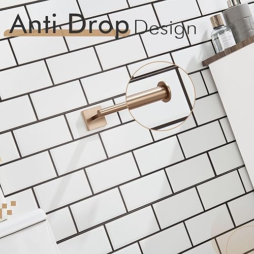 Vista 98 de KOKOSIRI Soporte de papel higiénico Dispensador de papel tisú para baño Portarrollos de baño Níquel cepillado Acero inoxidable B2005BR