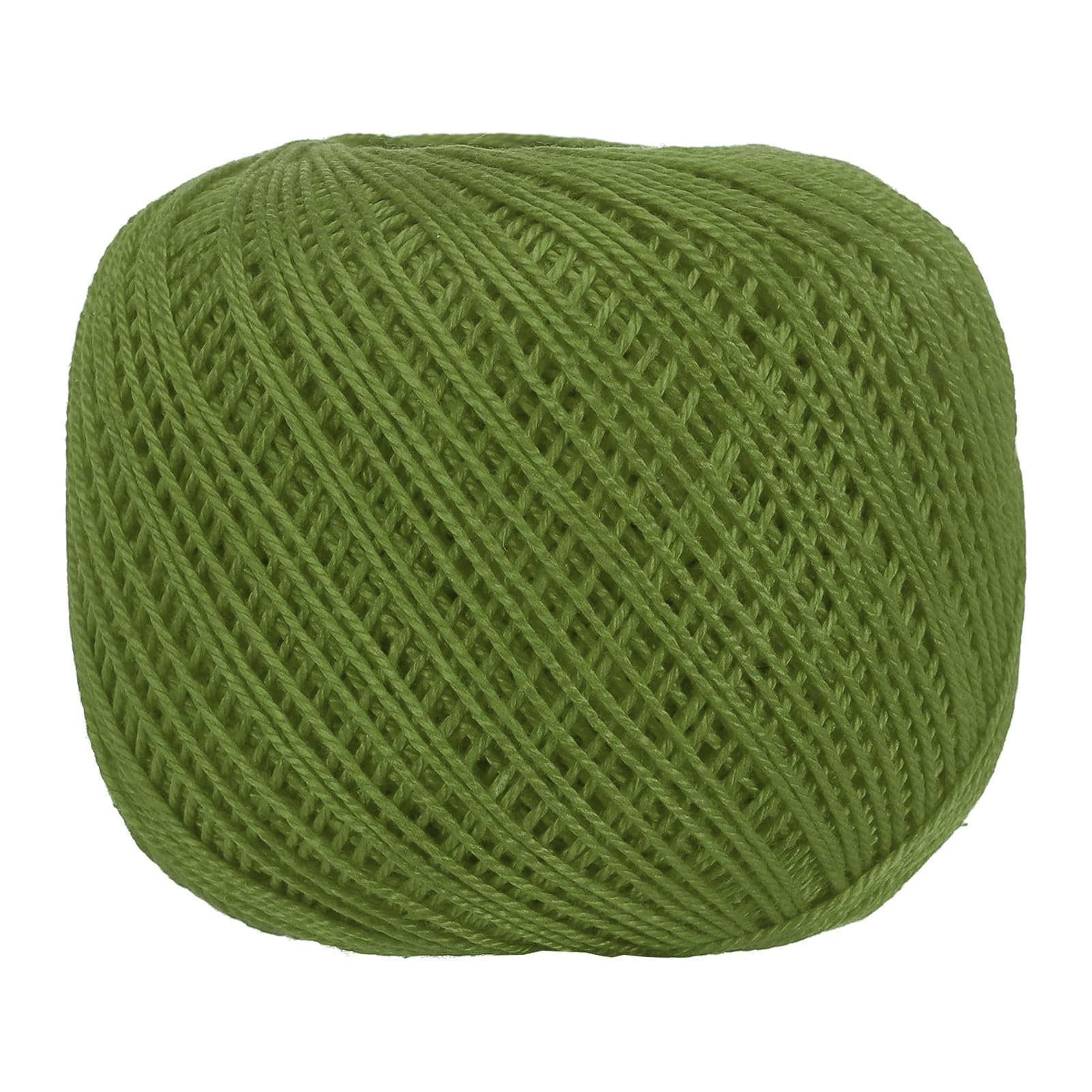 sourcing map 164 Yards Size 3 Dark Green Pearl Cotton Crochet Thread Lace Weight Yarn Tatting Thread for Crocheting Knitting Embroidery Sewing