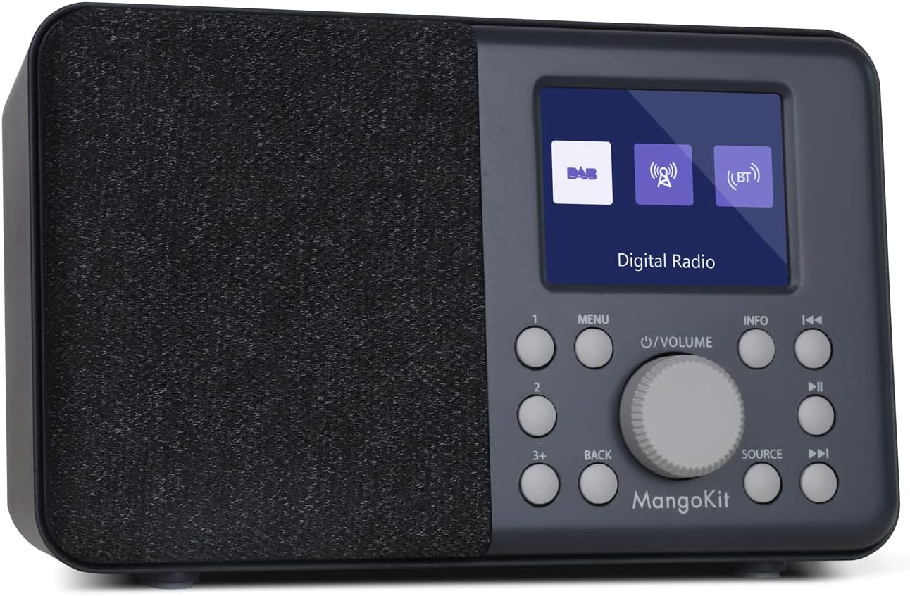 MangoKit Radio digitale portatile MD3 DAB/DAB+ e FM,altoparlante