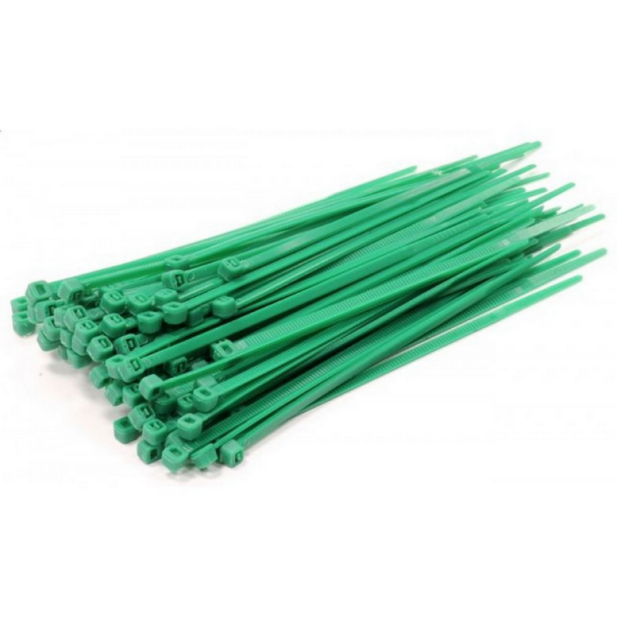 All Trade Direct 200 X Green Cable Ties 300Mm X 4.8Mm Zip Tie Wraps Base