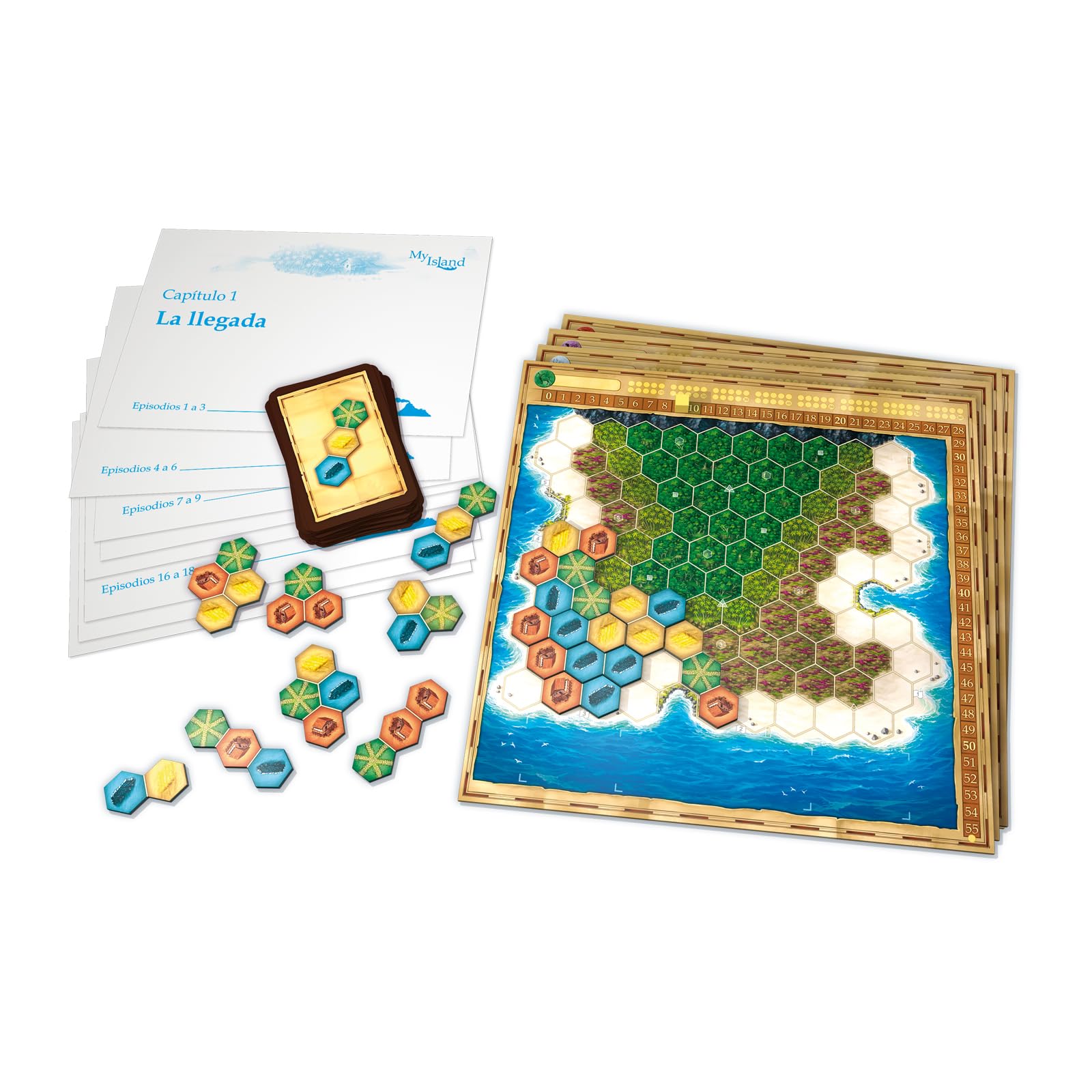 Devir My Island Juego de Mesa, 2-4 Jugadores