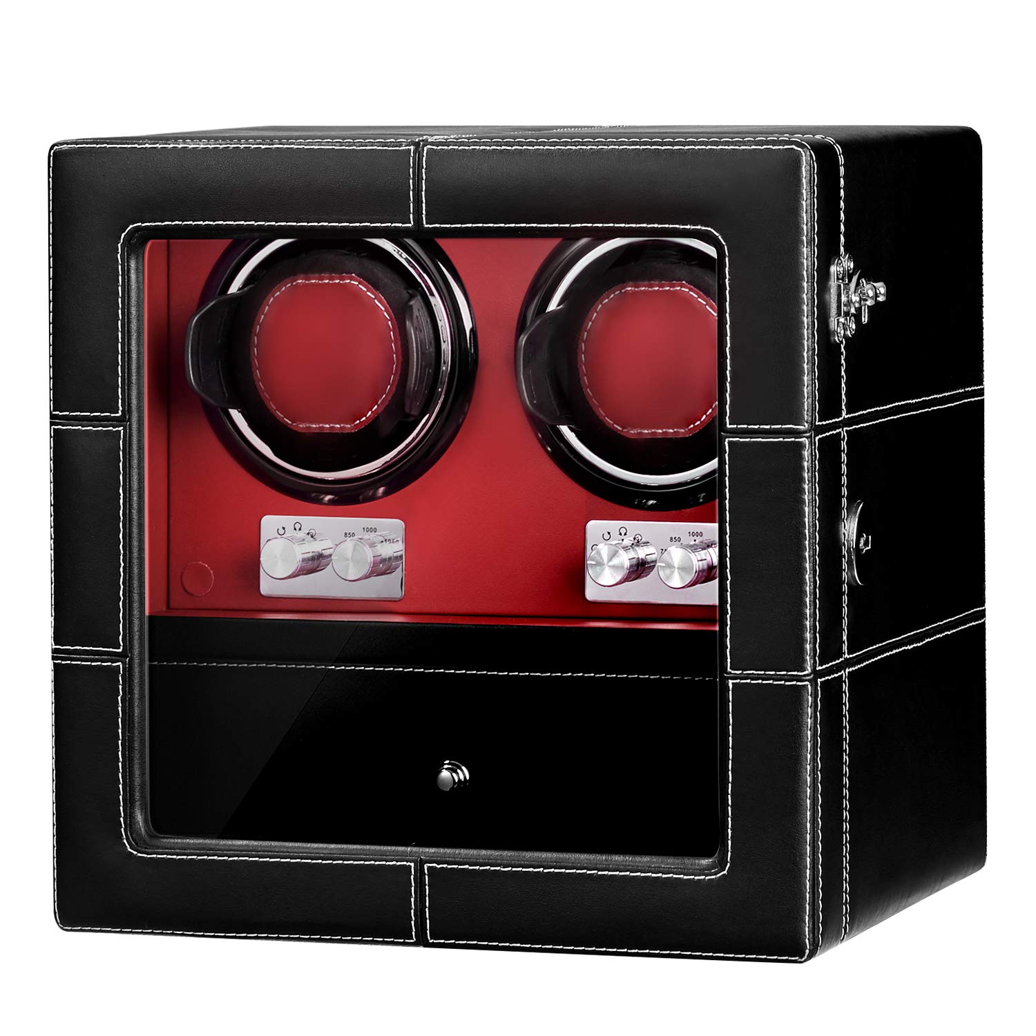 Buy JQUEEN Automatic Watch Winder Box, Leather SelfWinding Mechanical