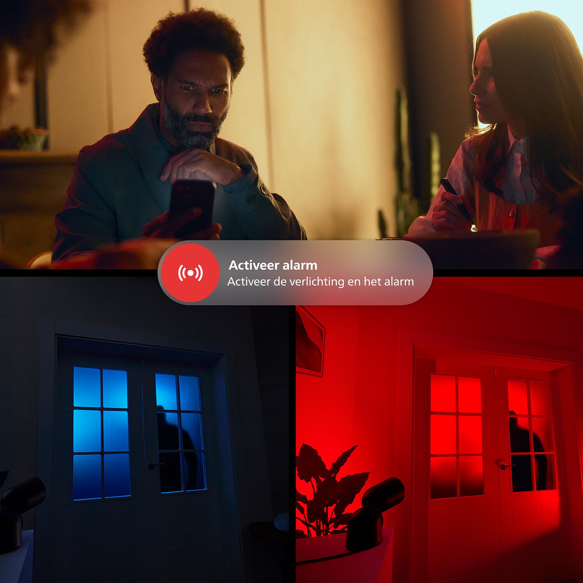 Philips Hue Secure White and color ambiance Zestaw z czujnikiem E2