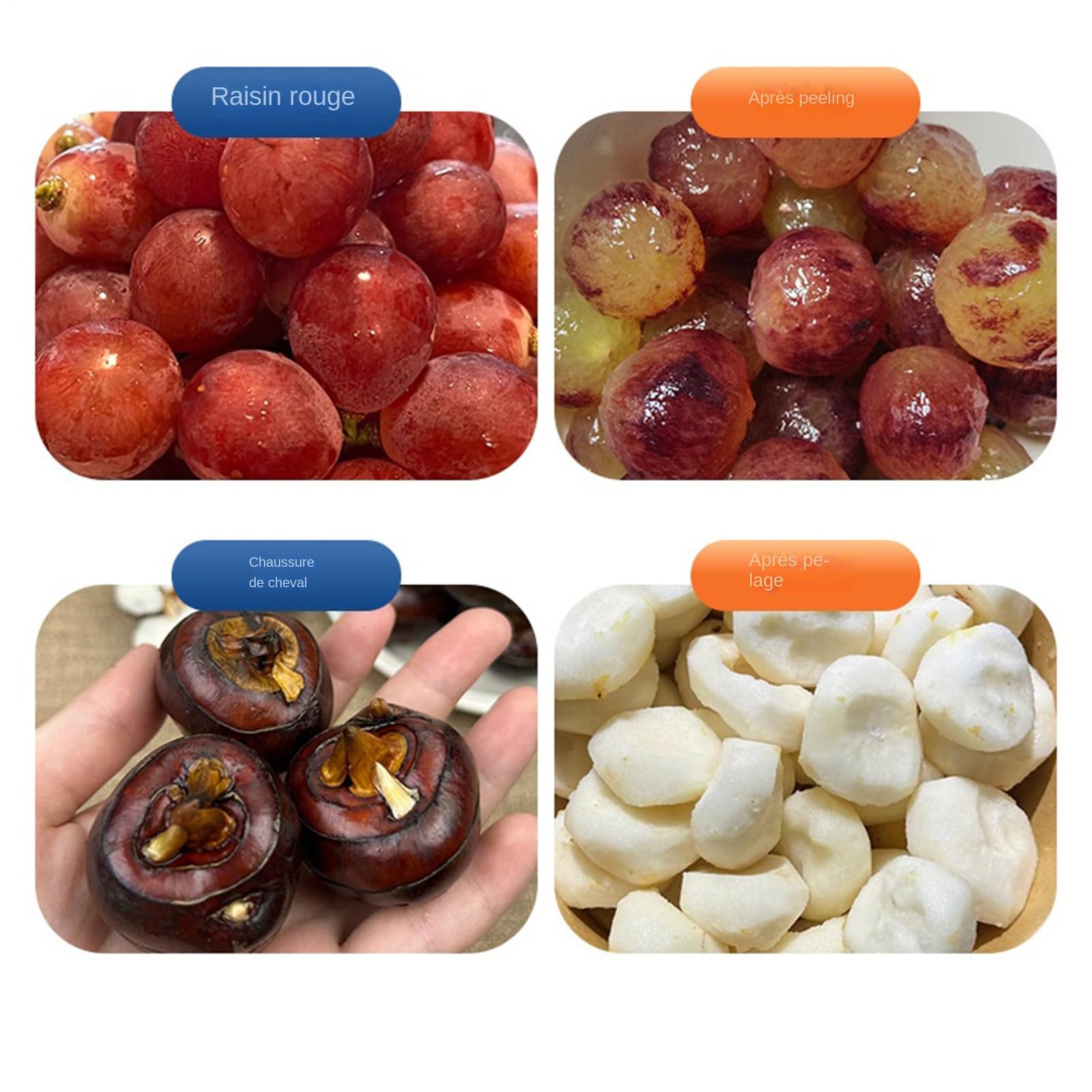 Pelapatate Di Patate,Macchina Elettrica Per Pelare - Pelapatate di Pomodorini - Per Verdure Cipolla Ciliegia Ristorante Appartamento