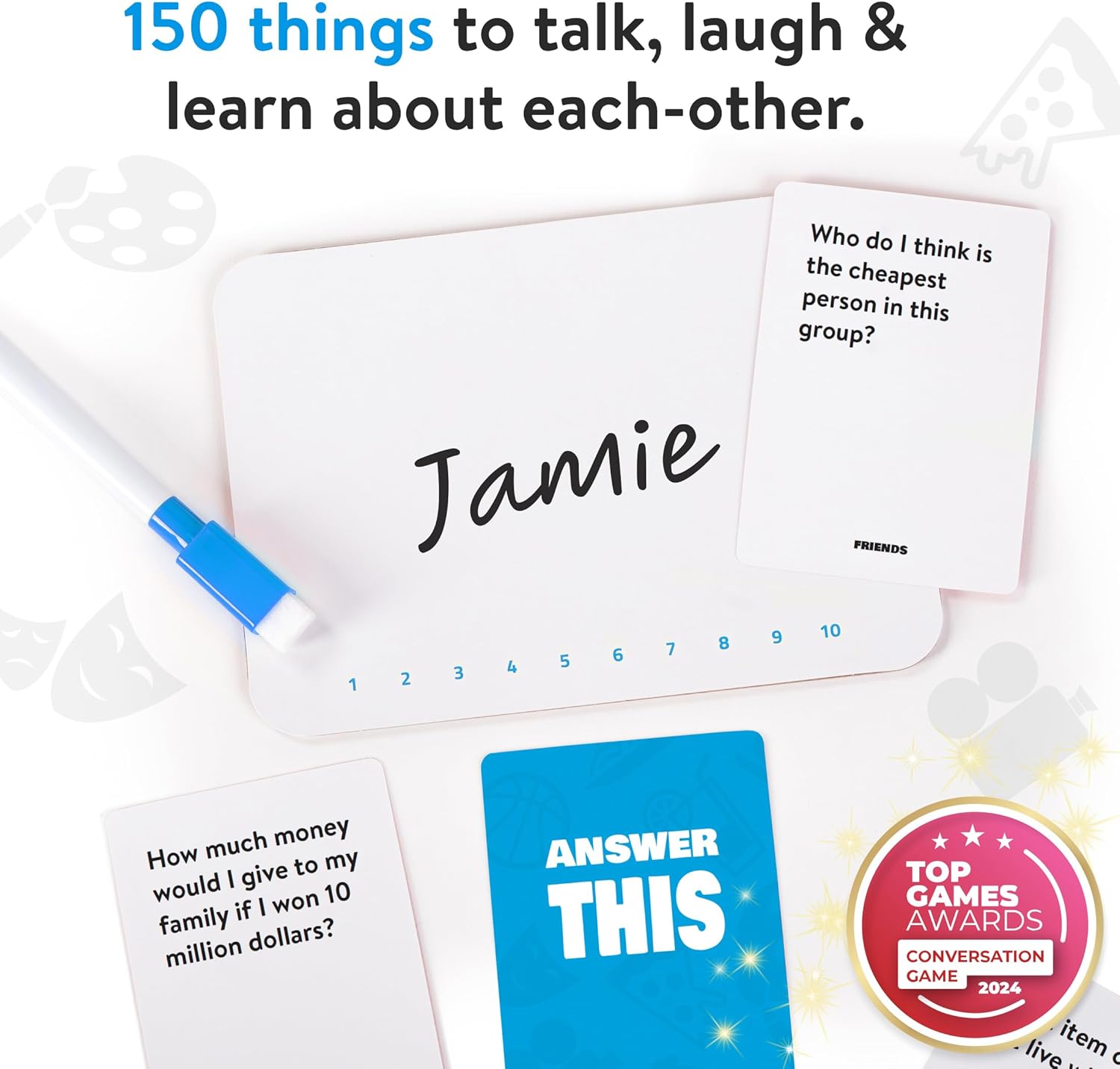 Answer This - Friends - How Well Do You Know Your Family & Friends? - Fun Party Card Game for Teens & Adults - Great Conversation Starter - Image 5