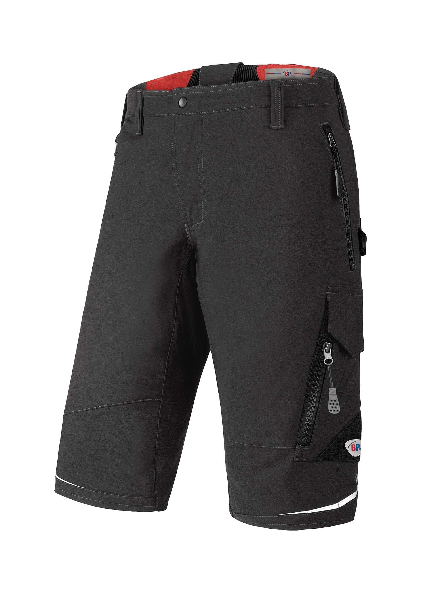 BP 2661-830-38 Bib & Brace, Stretch Braces With Clip Fastenings, 400,00 G/M², Blue-Black, Size 37/38N