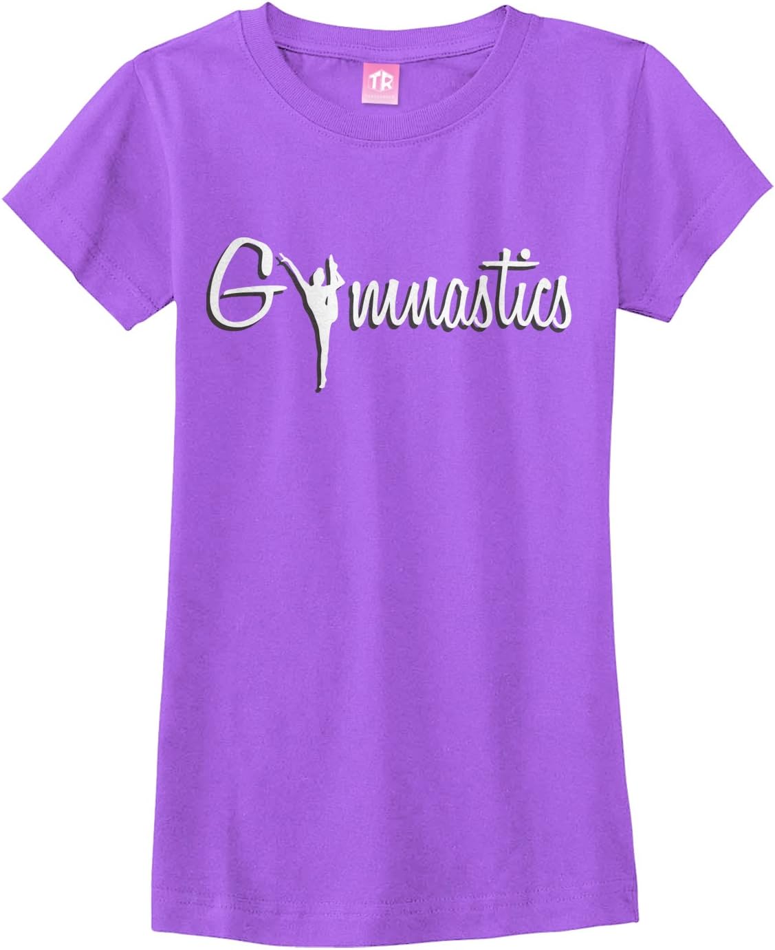 Threadrock Big Girls' Gymnastics Fitted T-Shirt