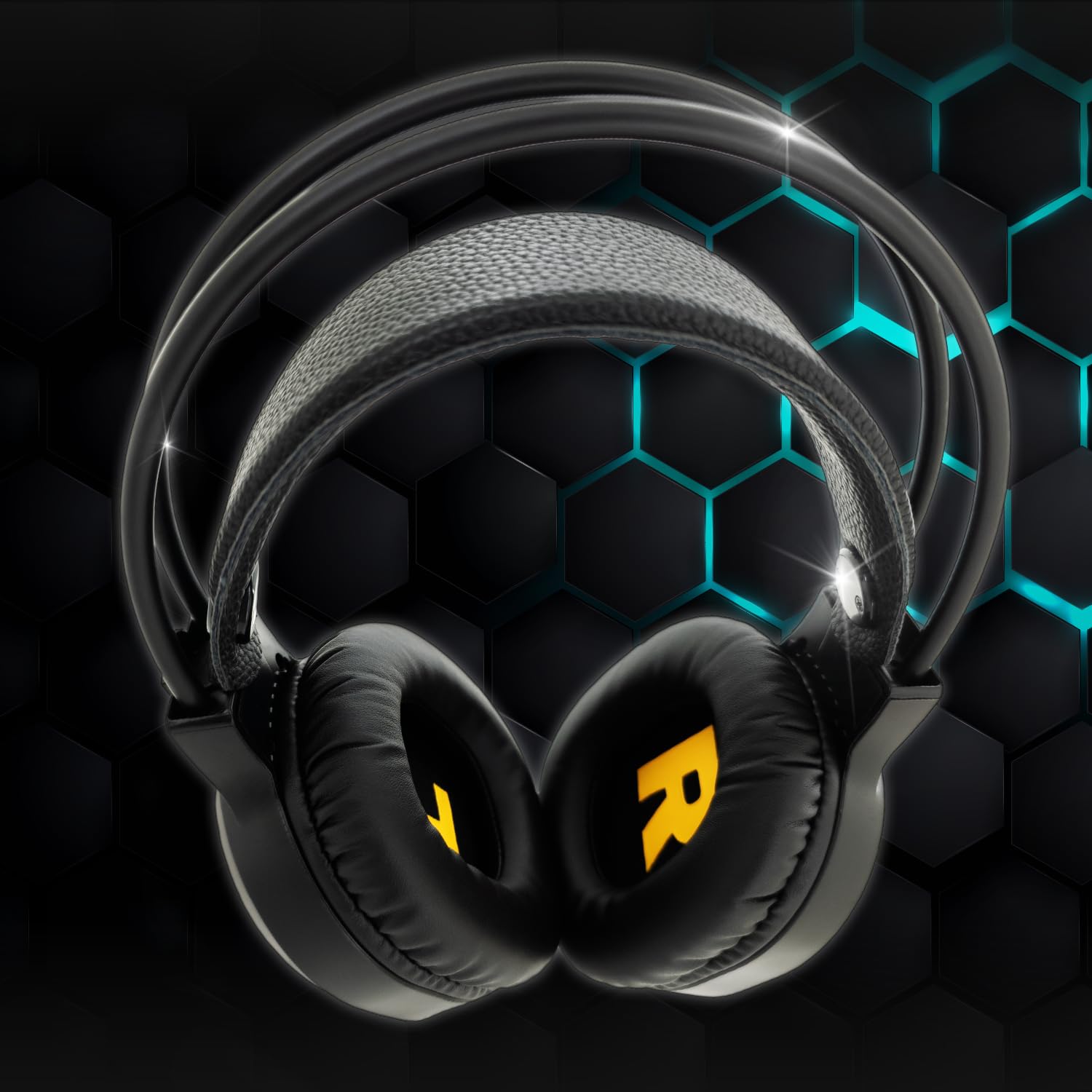 EMPIRE GAMING - 2024 Nowość- Icarus S17 Gaming Headset RGB - dla PS5, PS4, Xbox One/Series, PC, Mac, smartfony, tablety - Pilot - Dźwięk stereo High Definition - Elastyczny mikrofon - Czarny
