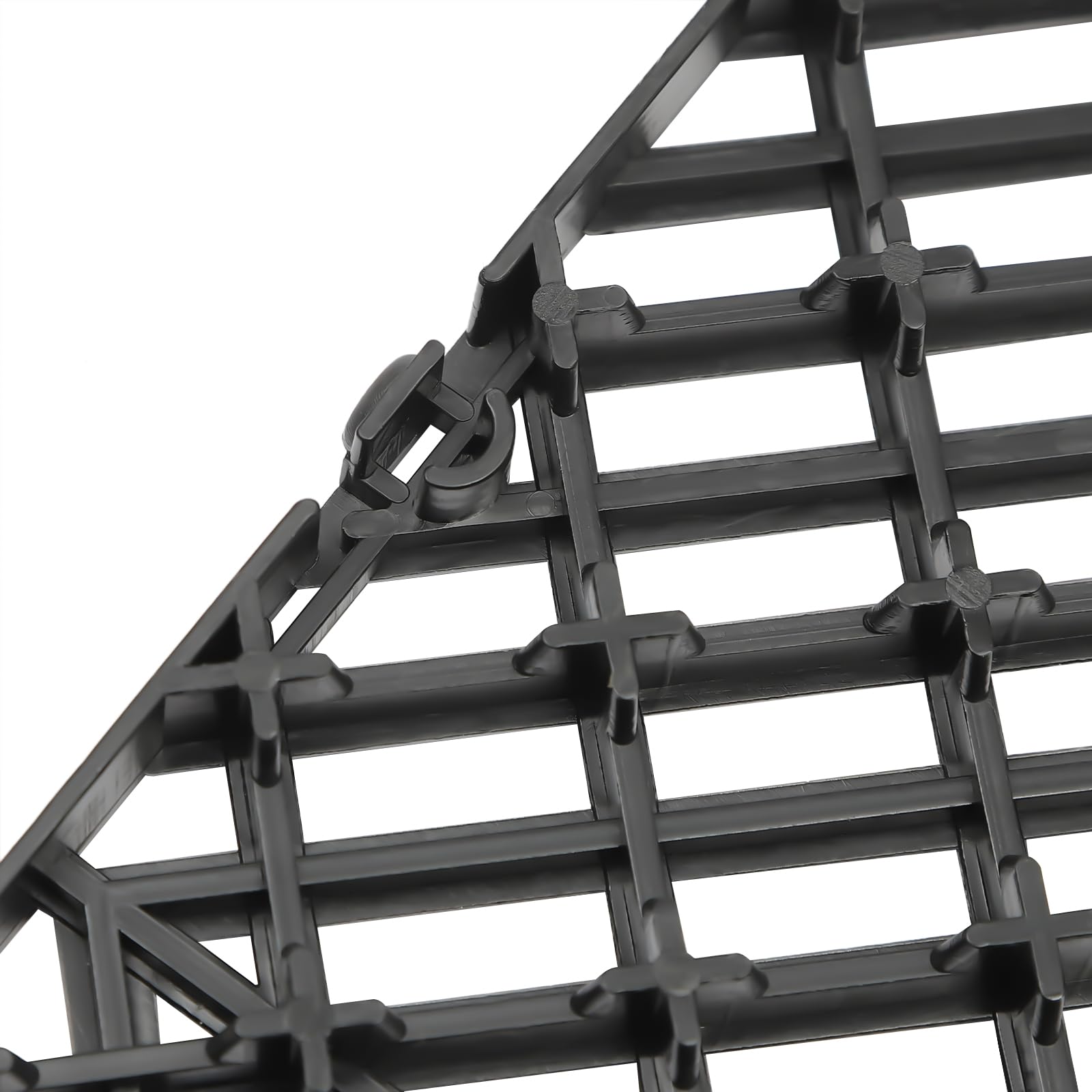 55 Rubber Floor Tiles, Non-Slip Garage Flooring Tiles, Durable, Drainage Mat for Swimming Pools, Changing Rooms, Saunas, Terraces, Garages, Etc., Interlocking Floor Tiles for Use in Wet Environments