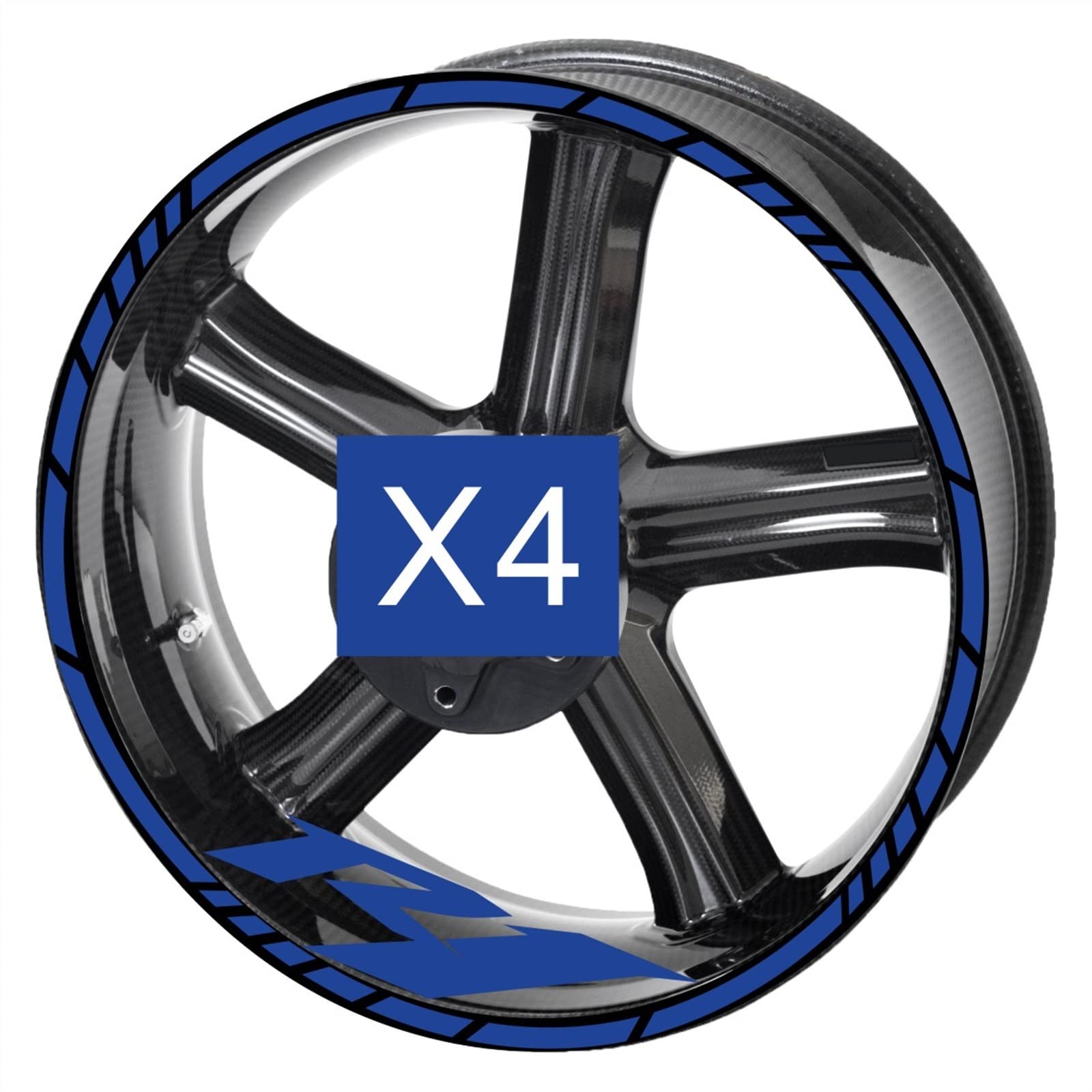 Pegatina De Vinilo para Rueda R1, Pegatina para Llanta De Motocicleta, Logo para Y&amaha R1 R 1 2022 2021 2020