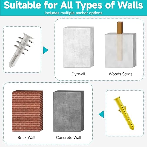 Miniatura 7 de AENTGIU Soporte de barra de sonido ajustable debajo del televisor, soporte universal de barra de sonido con capacidad para hasta 30 libras, diseño