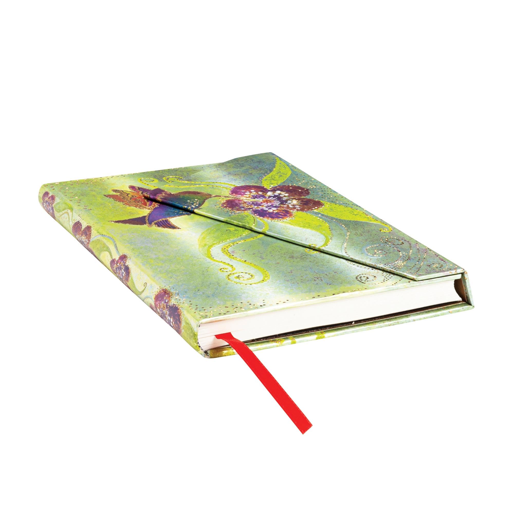 Carnet PAPERBLANKS format Midi - 130 x 180 mm série Laurel Burch Créations Fantaisistes modèle Colibri