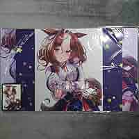 α1 ウマ娘 勝負服&白背景 メイショウドトウ スリーブ&プレイマット α1 ウマ娘 白背景&勝負服 メイショウドトウ スリーブ&プレイマット