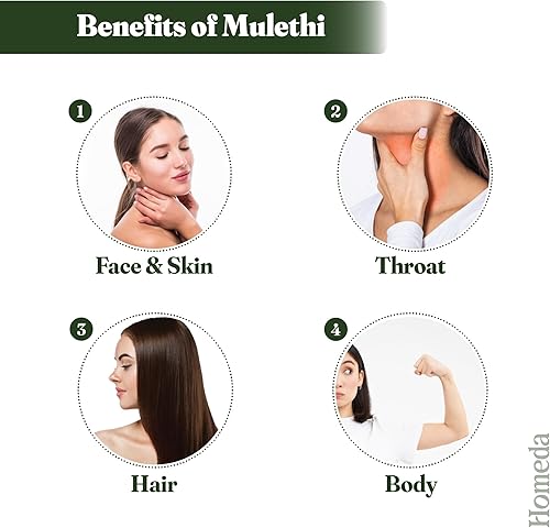 Miniatura 4 de Polvo orgánico de raíz de regaliz (3.5 oz - 100 g), polvo de mulethi orgánico para la cara, extracto puro de raíz de regaliz para la piel, Regaliz