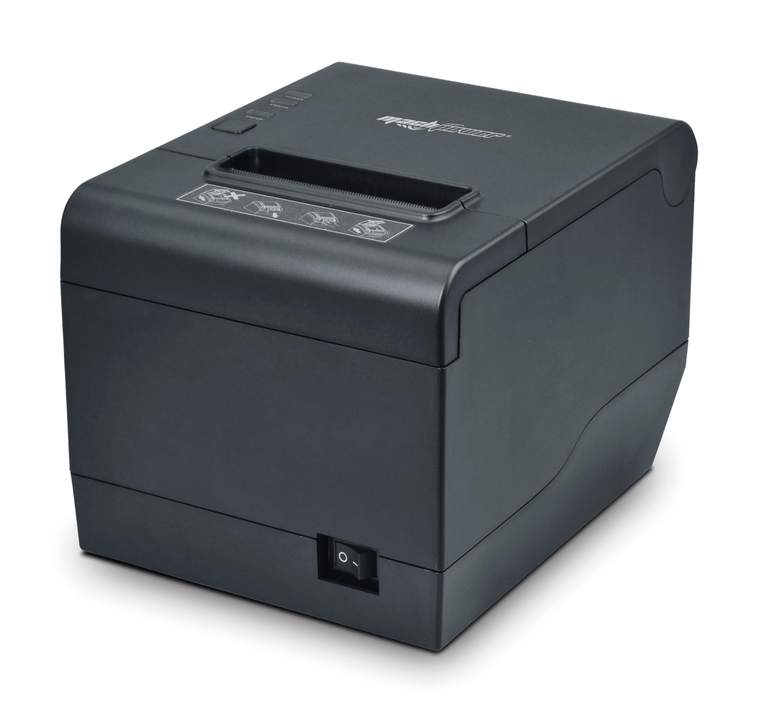 Stampante Termica per Scontrini POS 80mm, Facile da utilizzare - Driver Windows Linux Android IOS, Interfaccia USB, Stampa Codici 1D e QR - ideale per bar e ristoranti (BP-DTPP-021)